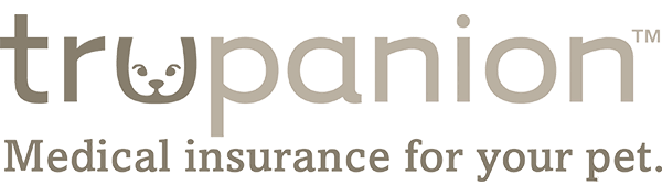 Logo of Trupanion, featuring text "Medical insurance for your pet" underneath.